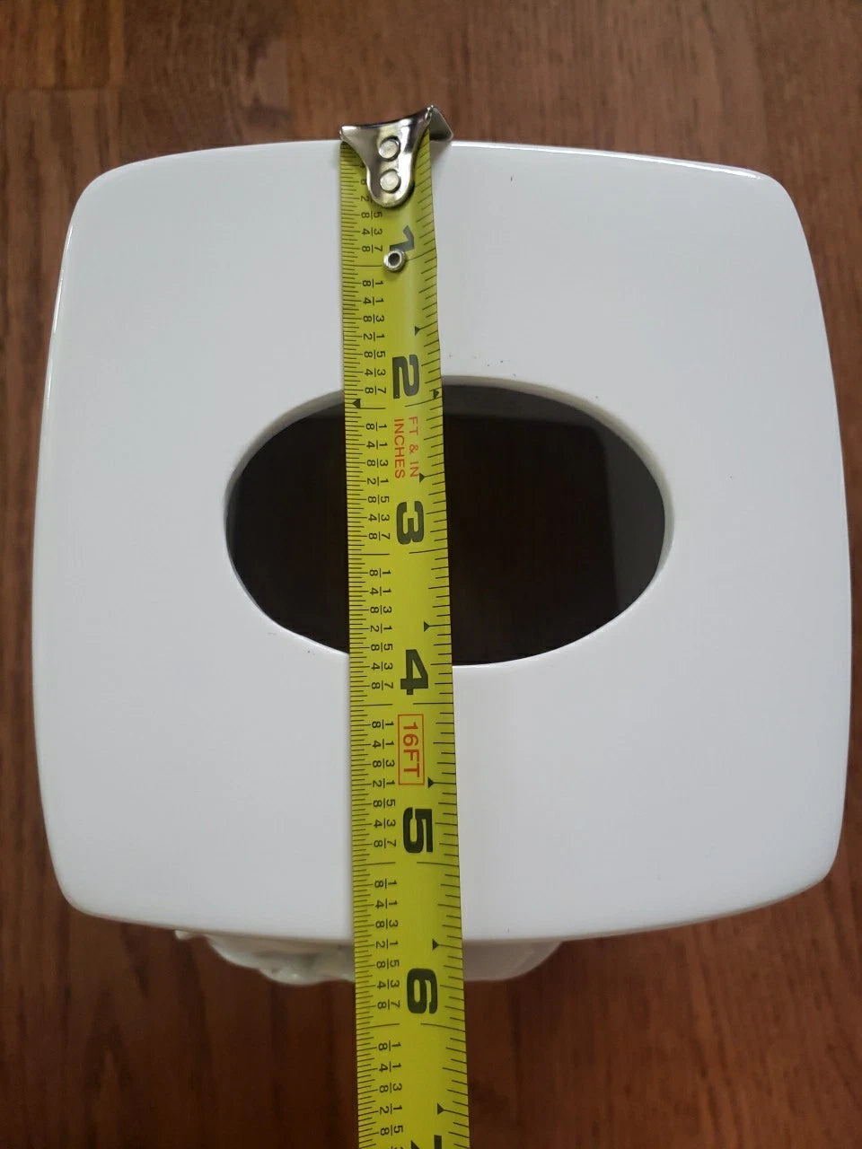 New Saturday Knight Keila Rose White Tissue Box Cover 6x5.5x5.5" Resin | eBay