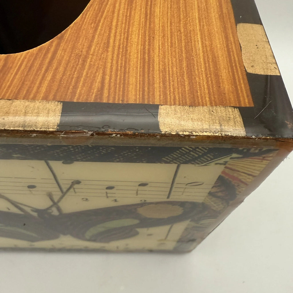 Annie Modica Butterfly Tissue Box Cover Decoupage Technique Hand Painted | eBay