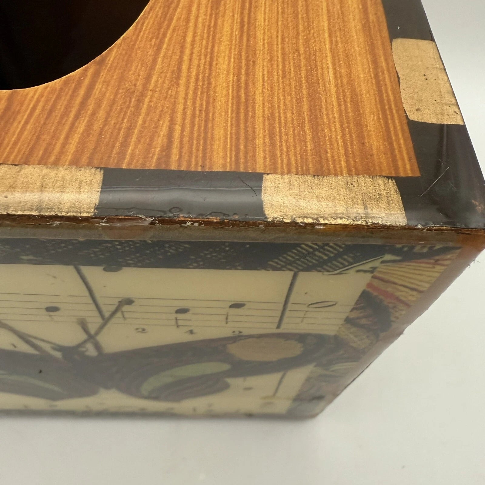 Annie Modica Butterfly Tissue Box Cover Decoupage Technique Hand Painted | eBay