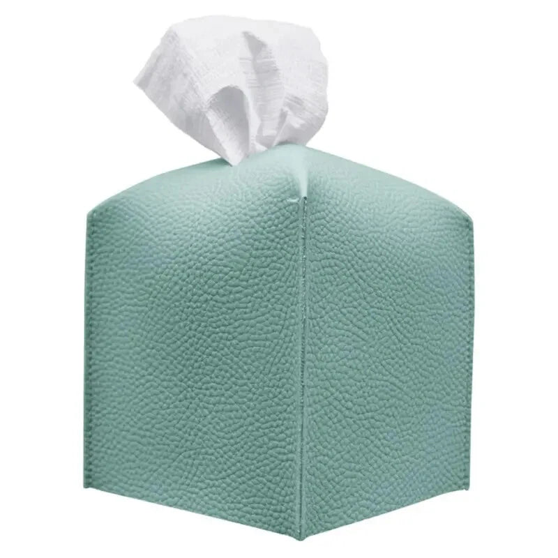 Tissue Box Cover, Refined Modern PU Leather Square Tissue Box Holder | eBay