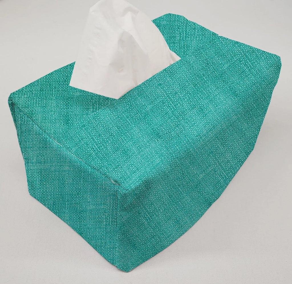 Faux Burlap Tissue Box Cover (8 Colors Available) | eBay