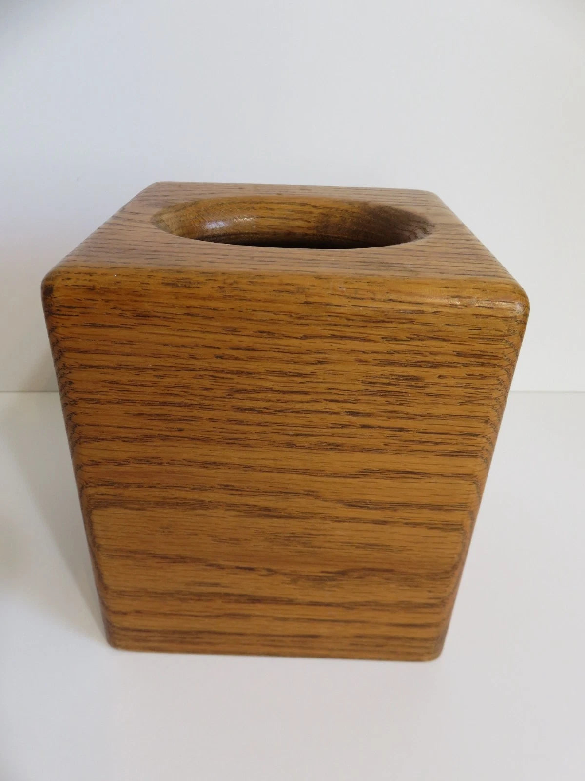 Vintage Wood Tissue Box Square Cover 6" H x 5.25" W | eBay