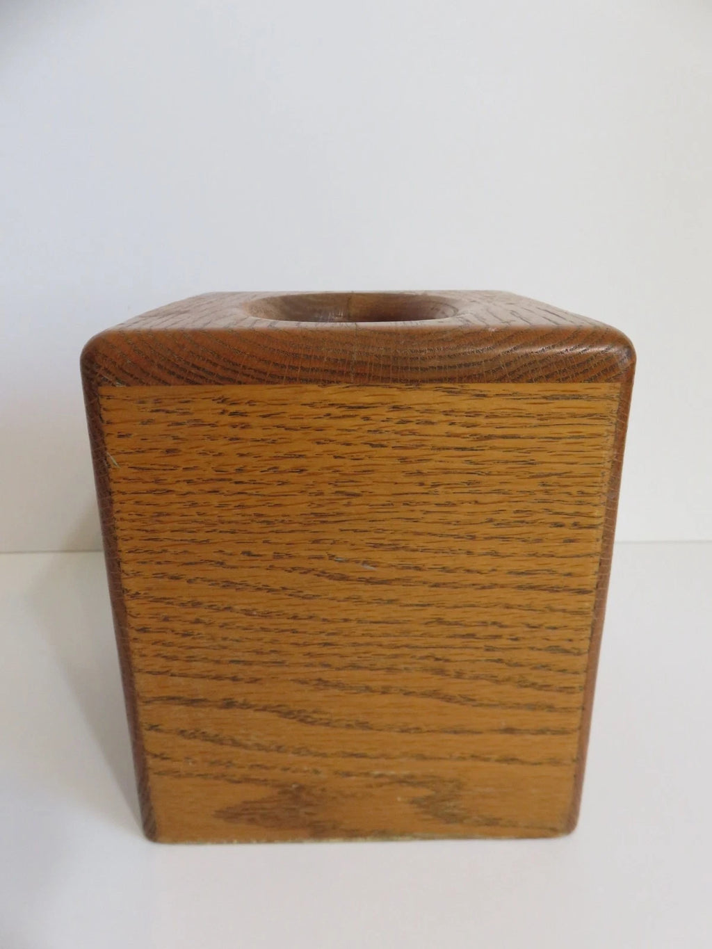 Vintage Wood Tissue Box Square Cover 6" H x 5.25" W | eBay
