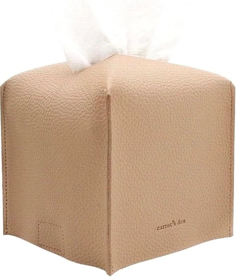 Tissue Box Cover Holder, Square with Bottom Belt by - PU Leather Decorative | eBay