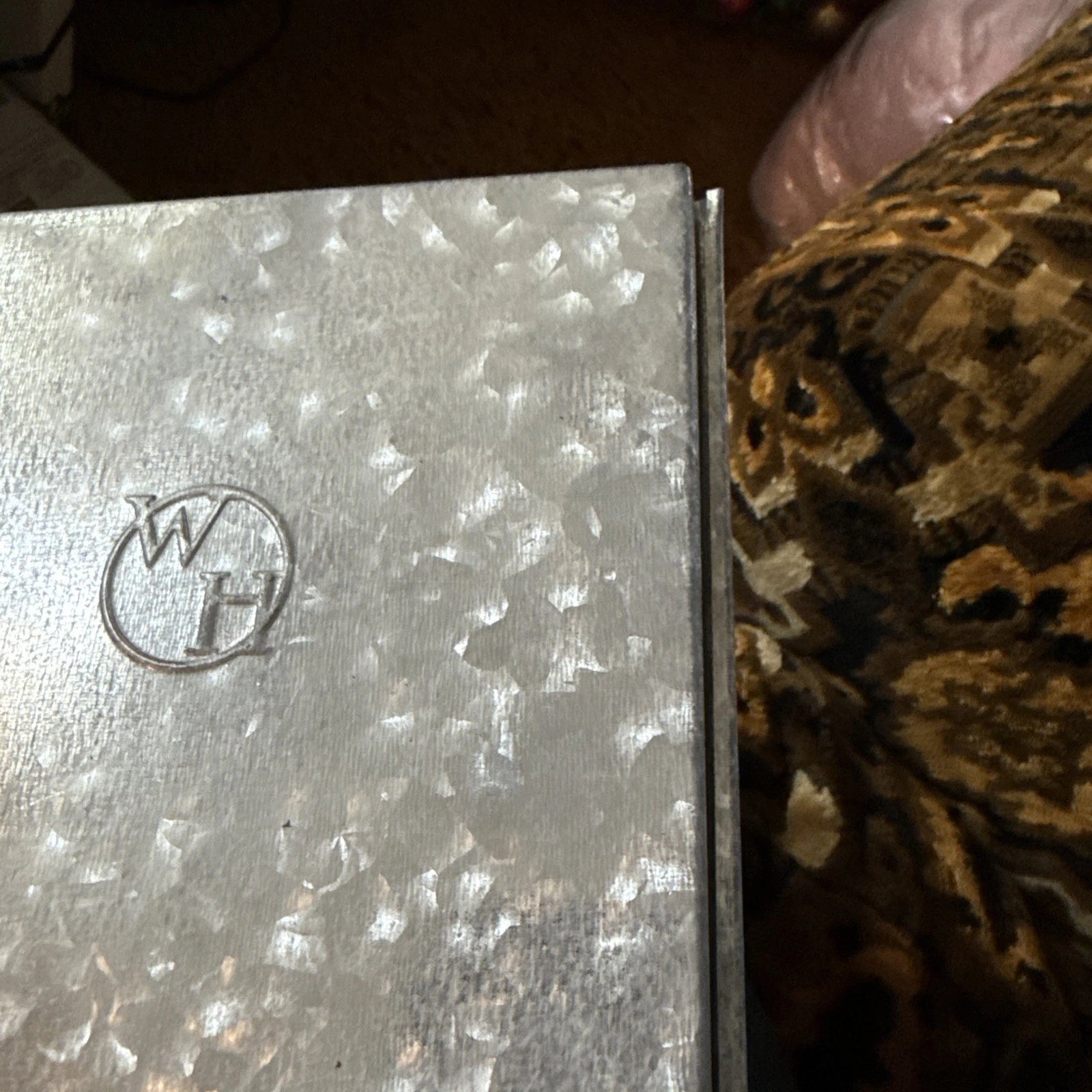 Tissue Box Cover Square Rustic Galvanized Metal Tissue Box Holder | eBay