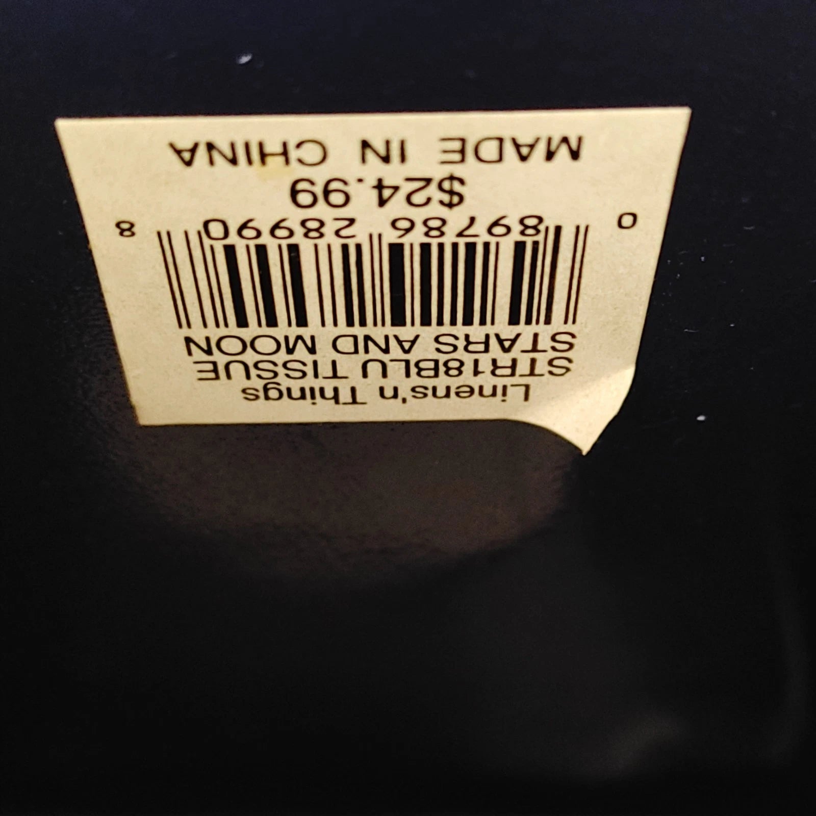 VTG Tissue Cover Box Celestial Stars Moon Solar Galaxy Blue 3D 80's 90's Upright | eBay