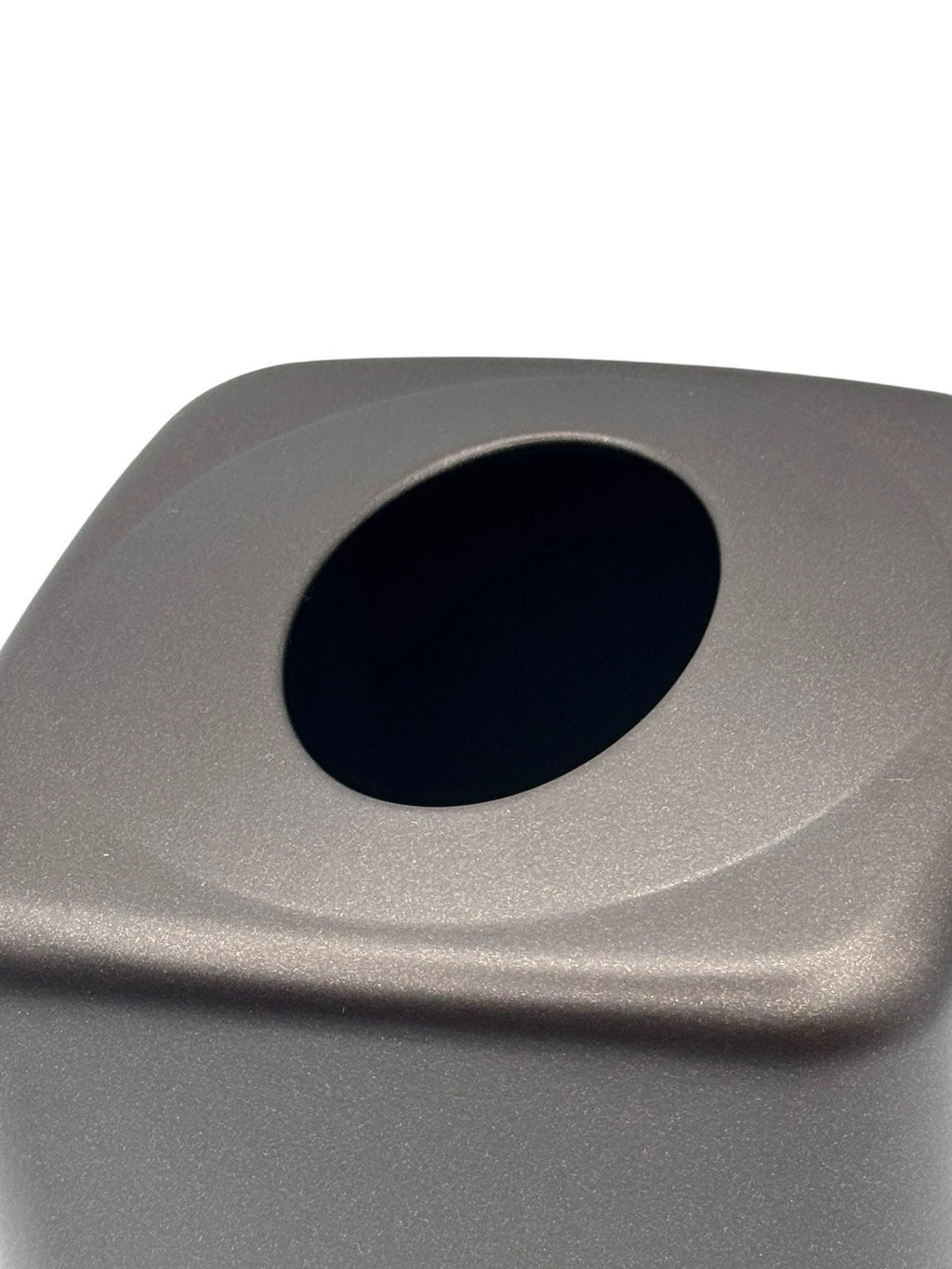 iDesign York Tissue Box Cover Brown Bronze Metal Square Countertop InterDesign | eBay