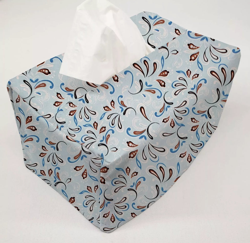 Paisley Tissue Box Cover (4 Colors Available) | eBay