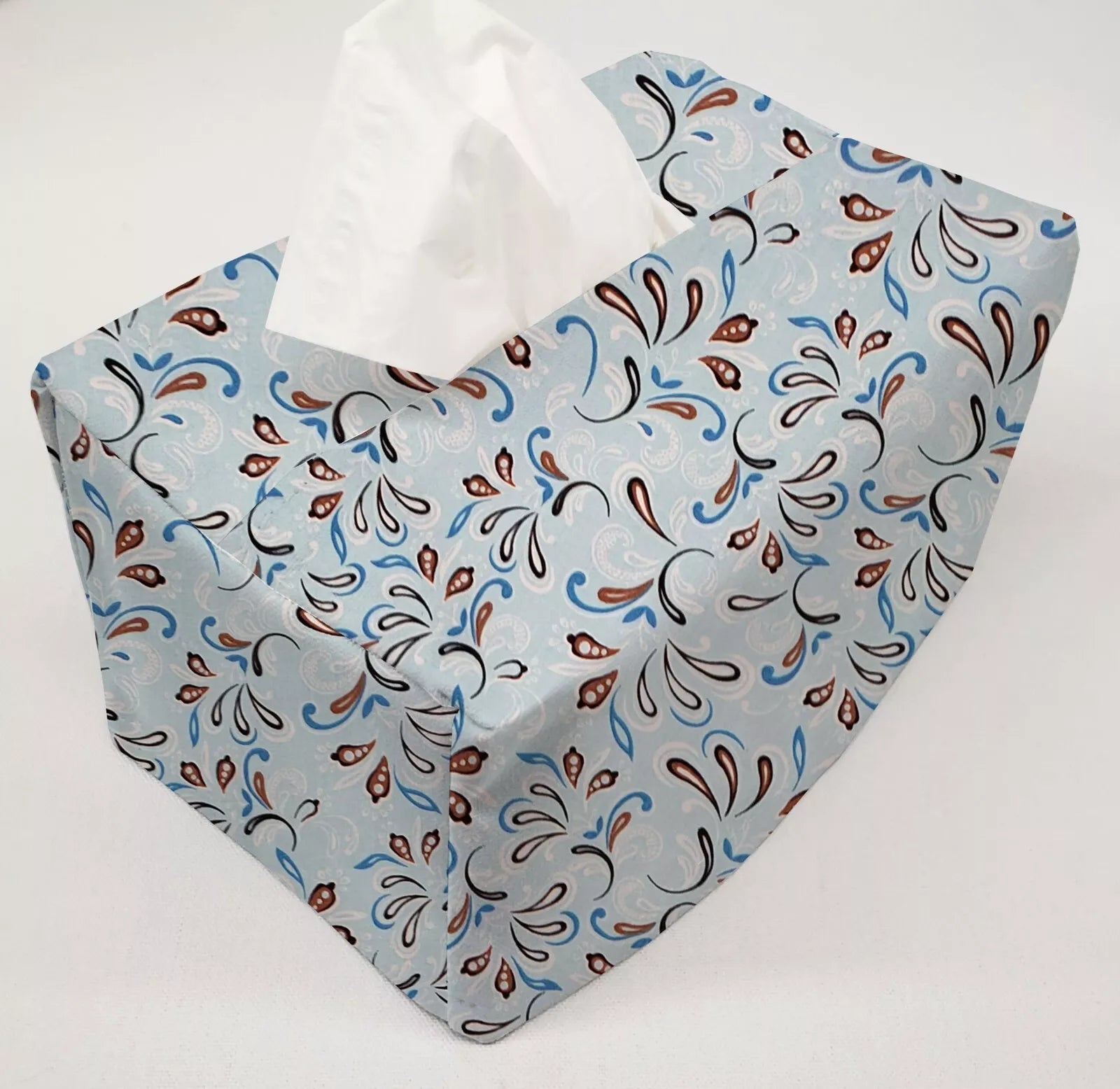 Paisley Tissue Box Cover (4 Colors Available) | eBay