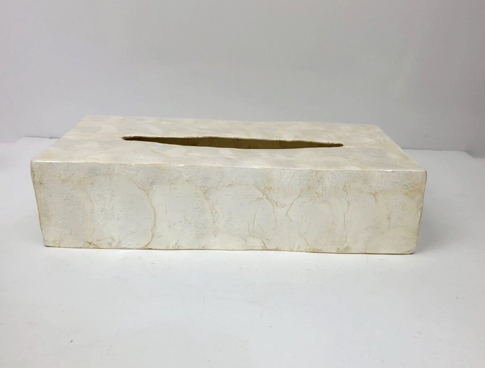 Natural Capiz Shell Rectangular Tissue Box Holder Cover 12.25" x 5.75" x 2.75" | eBay