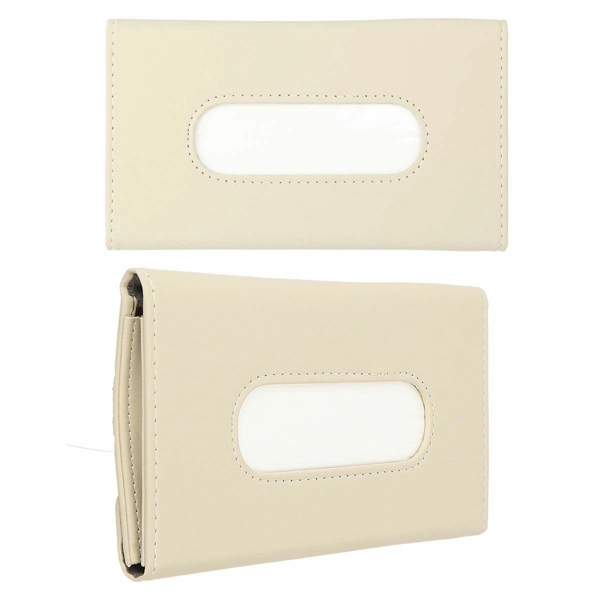 Universal Car Tissue Box PU Leather Organizer Sun Visor Holder Paper Towel Clip | eBay