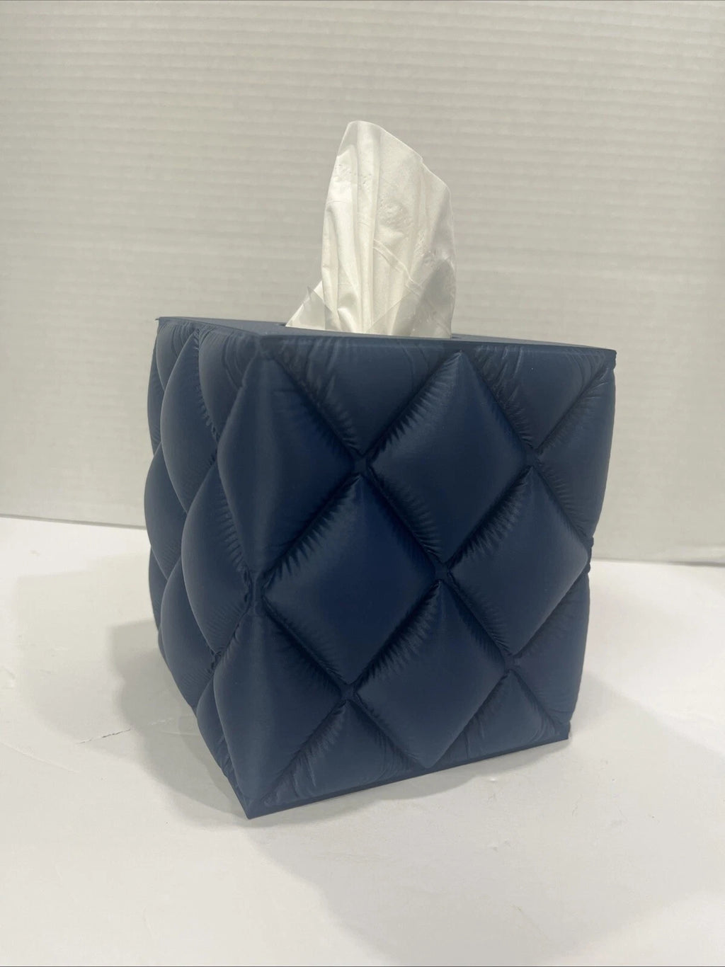 Tissue Box cover Holder Case Square Hard - Dark Blue + Tissue | eBay
