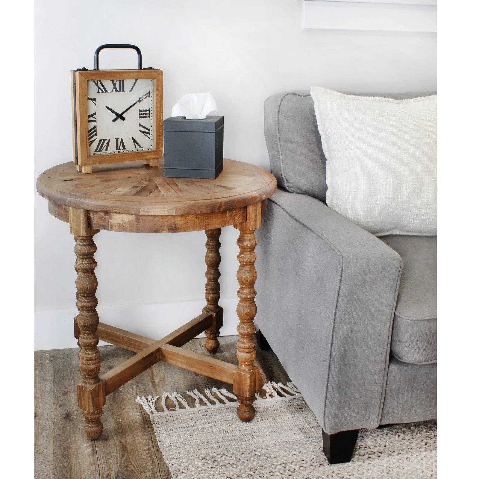 Galvanized Square Tissue Box Cover, Distressed Vintage Style Decor Tissue Holder | eBay