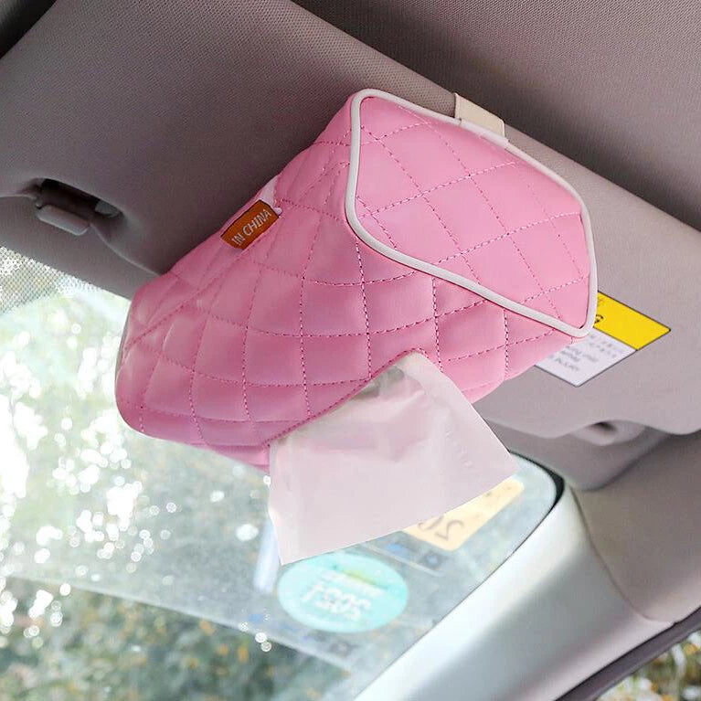 Universal Car Auto Tissue Box Sun Visor Napkin Organizer Holder Paper Towel Case | eBay