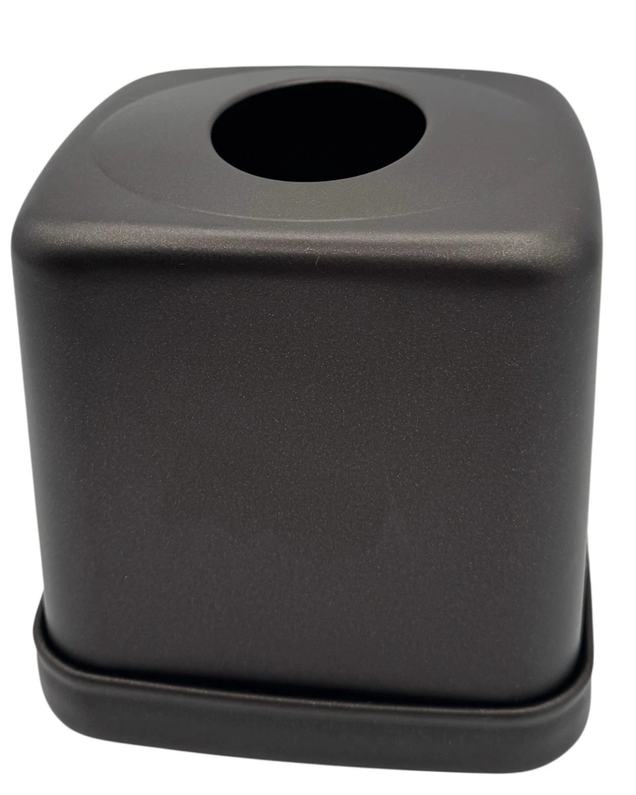 iDesign York Tissue Box Cover Brown Bronze Metal Square Countertop InterDesign | eBay