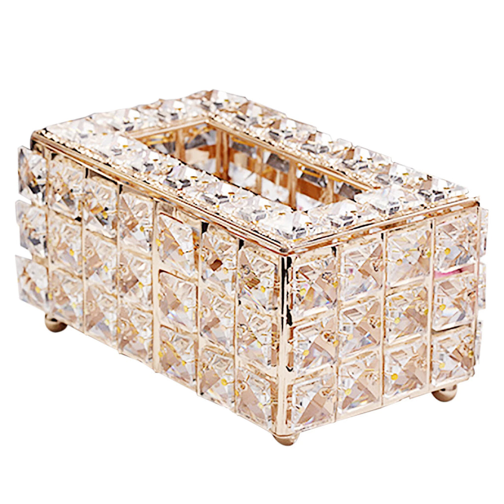 Rhinestone Rectangular Crystal Tissue Box Napkin Case Paper Tissue Holder Box US | eBay