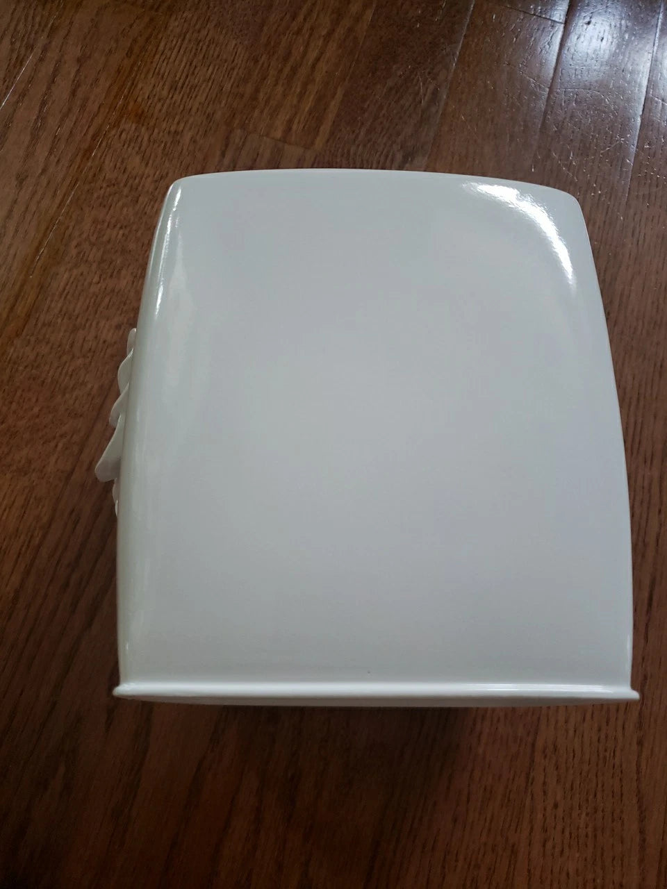 New Saturday Knight Keila Rose White Tissue Box Cover 6x5.5x5.5" Resin | eBay