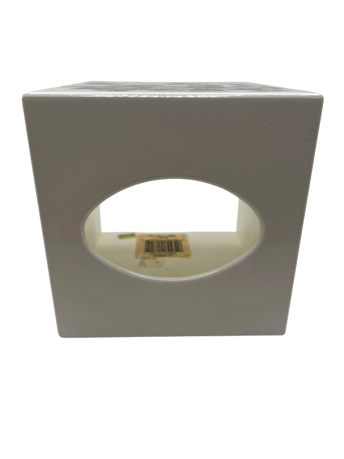 VTG Springs Ivy Arbor Tissue Box Cover White Green Vines Lattice Design Cottage | eBay