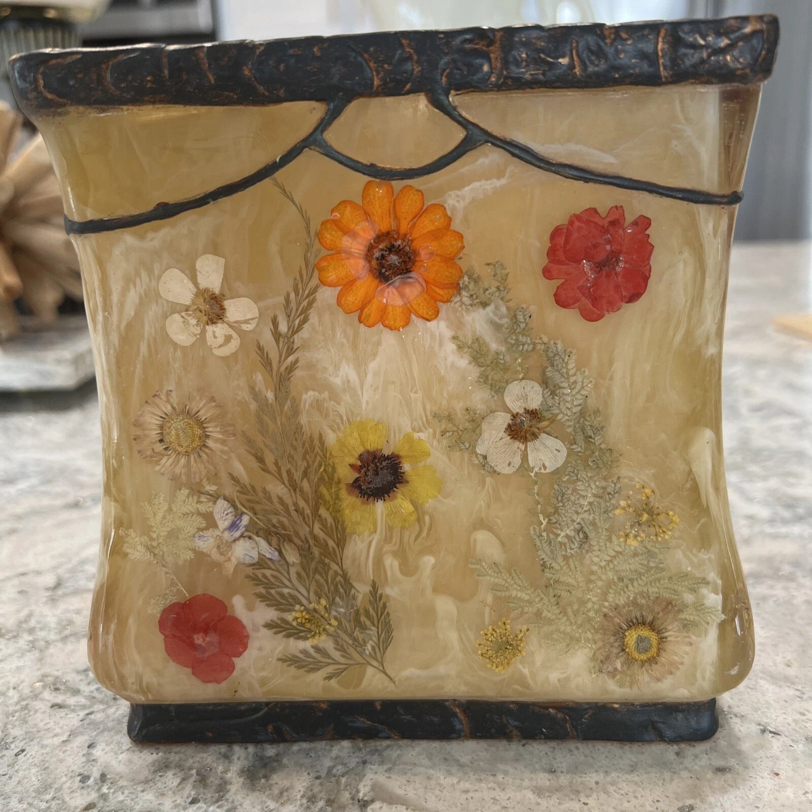 Acrylic Tissue Box Cover Holder Floral By India Ink Multi Color | eBay