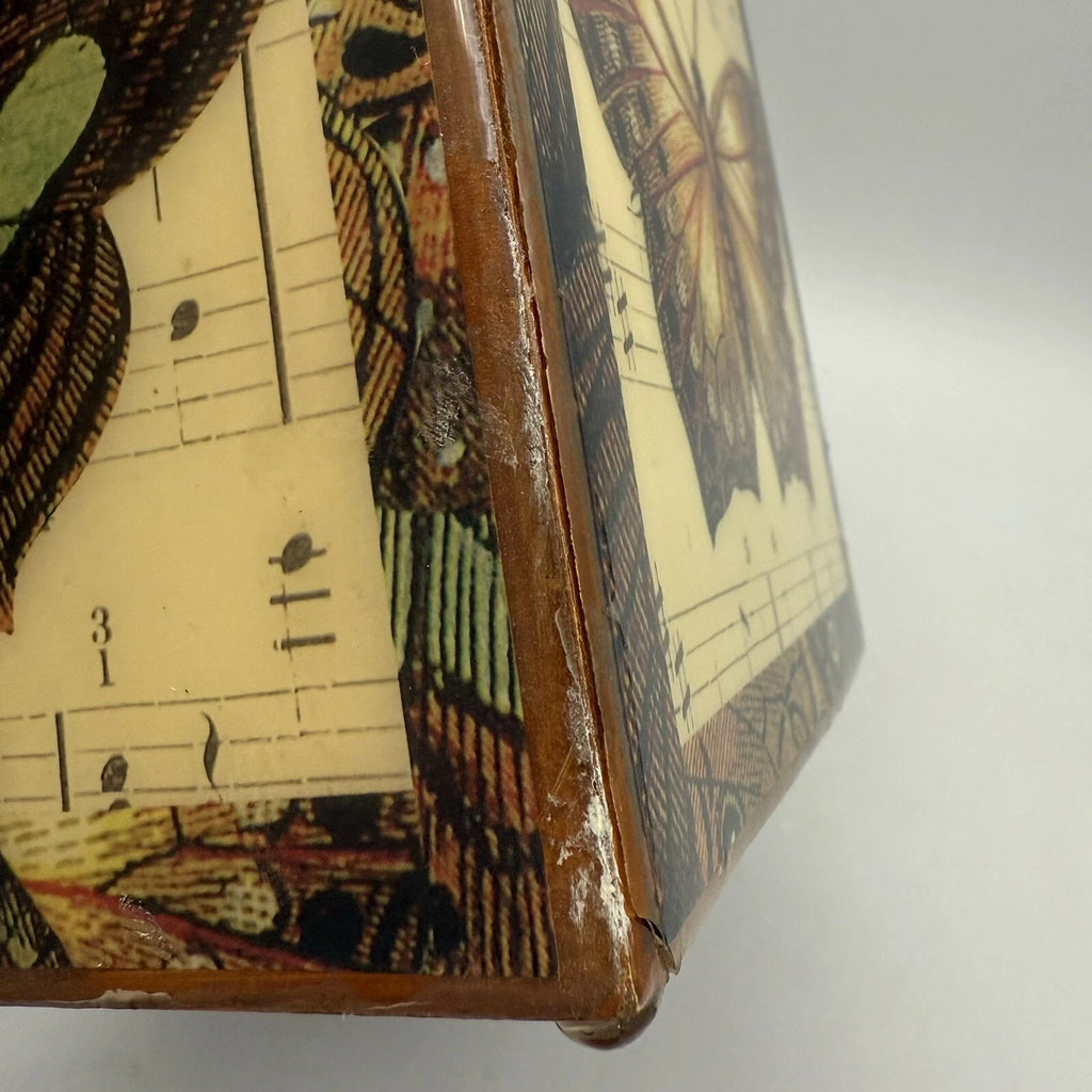 Annie Modica Butterfly Tissue Box Cover Decoupage Technique Hand Painted | eBay