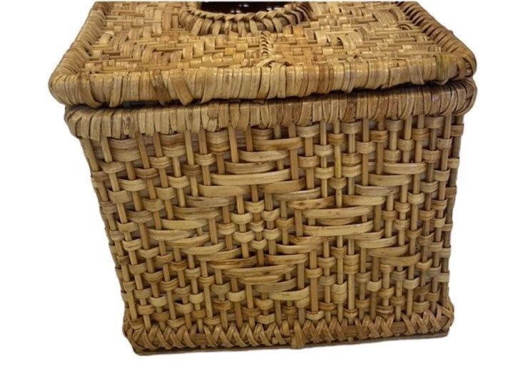 Crown | Fish Woven/Wicker Rattan Tissue Box Decor‎ Brown | eBay
