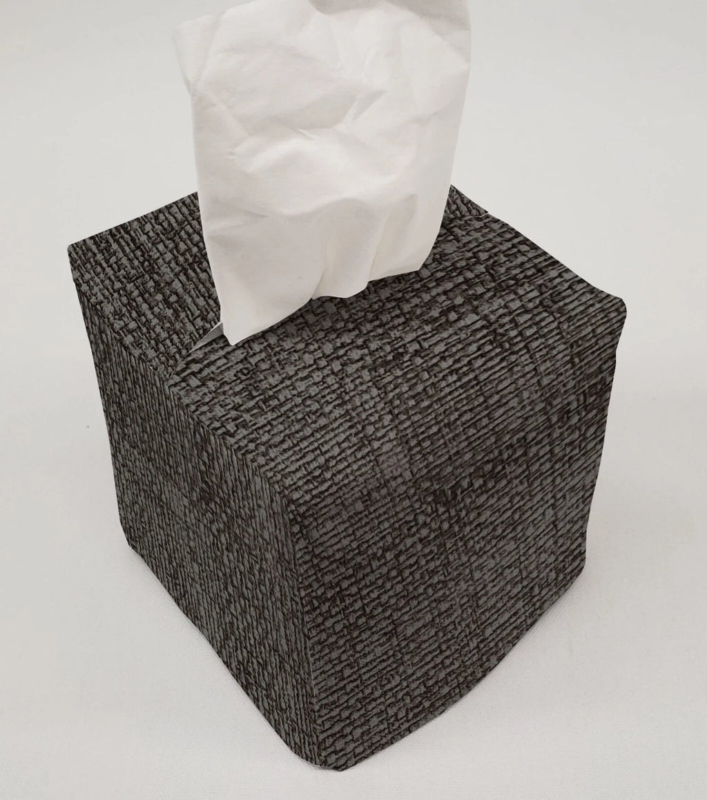 Faux Burlap Tissue Box Cover (8 Colors Available) | eBay