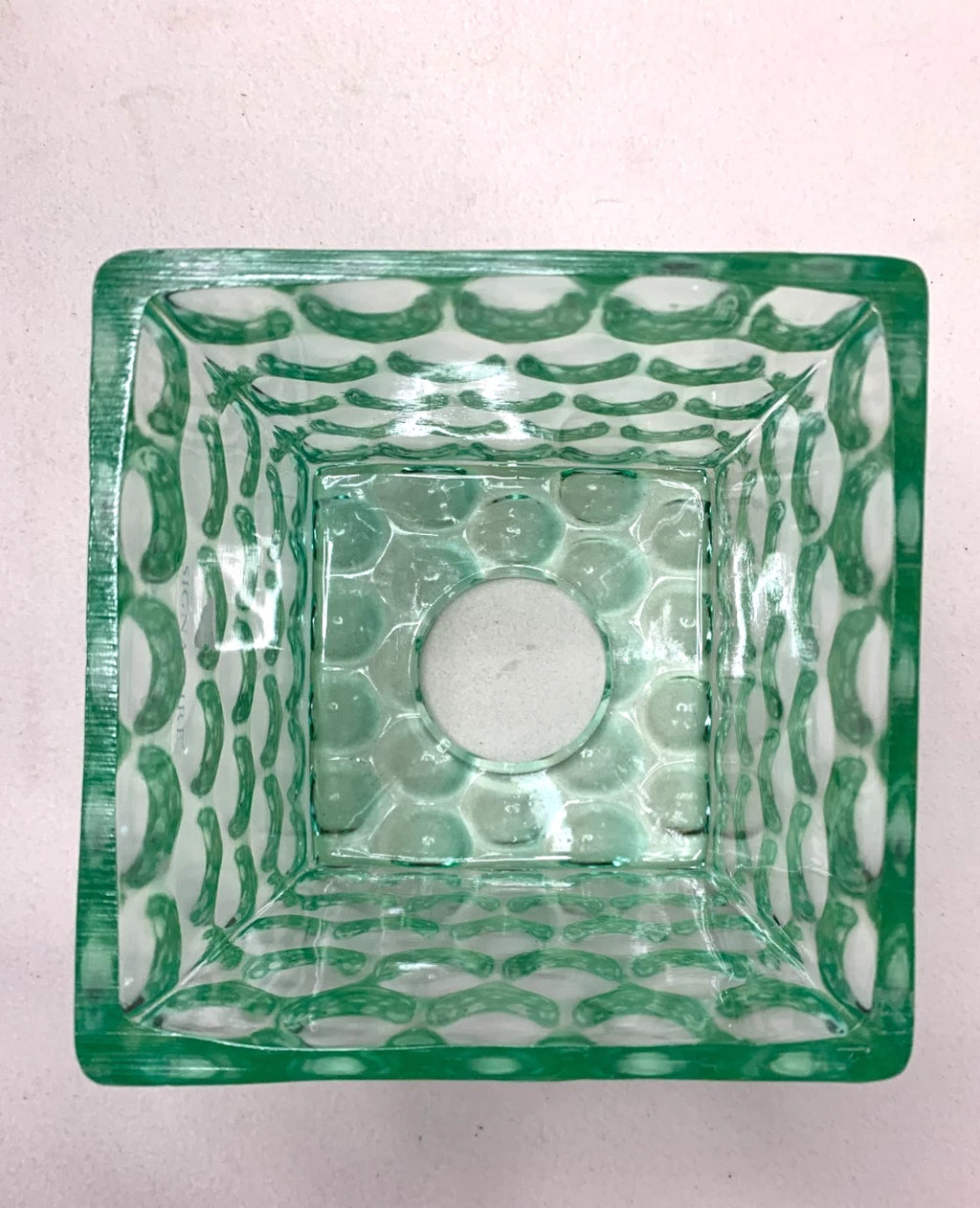 MCM Lucite Acrylic Tissue Box Holder Green Translucent Square Reverse Bubble | eBay