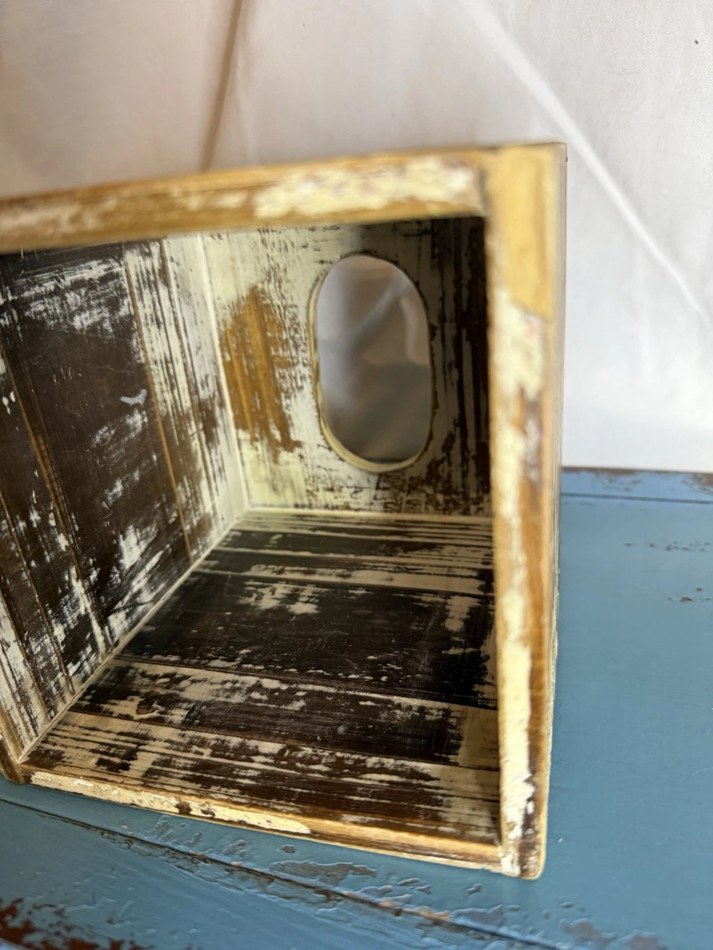 Rustic Torched Barn wood Tissue Box Cover Farm Decor | eBay