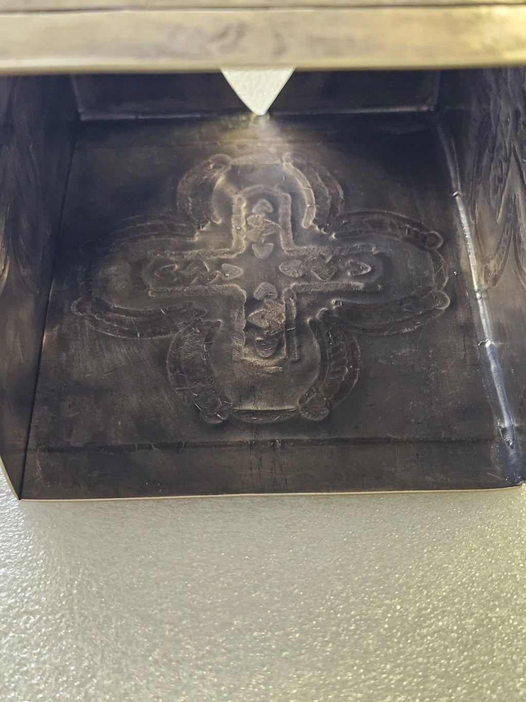 J Alexander Rustic Silver Tissue Box Cover | eBay