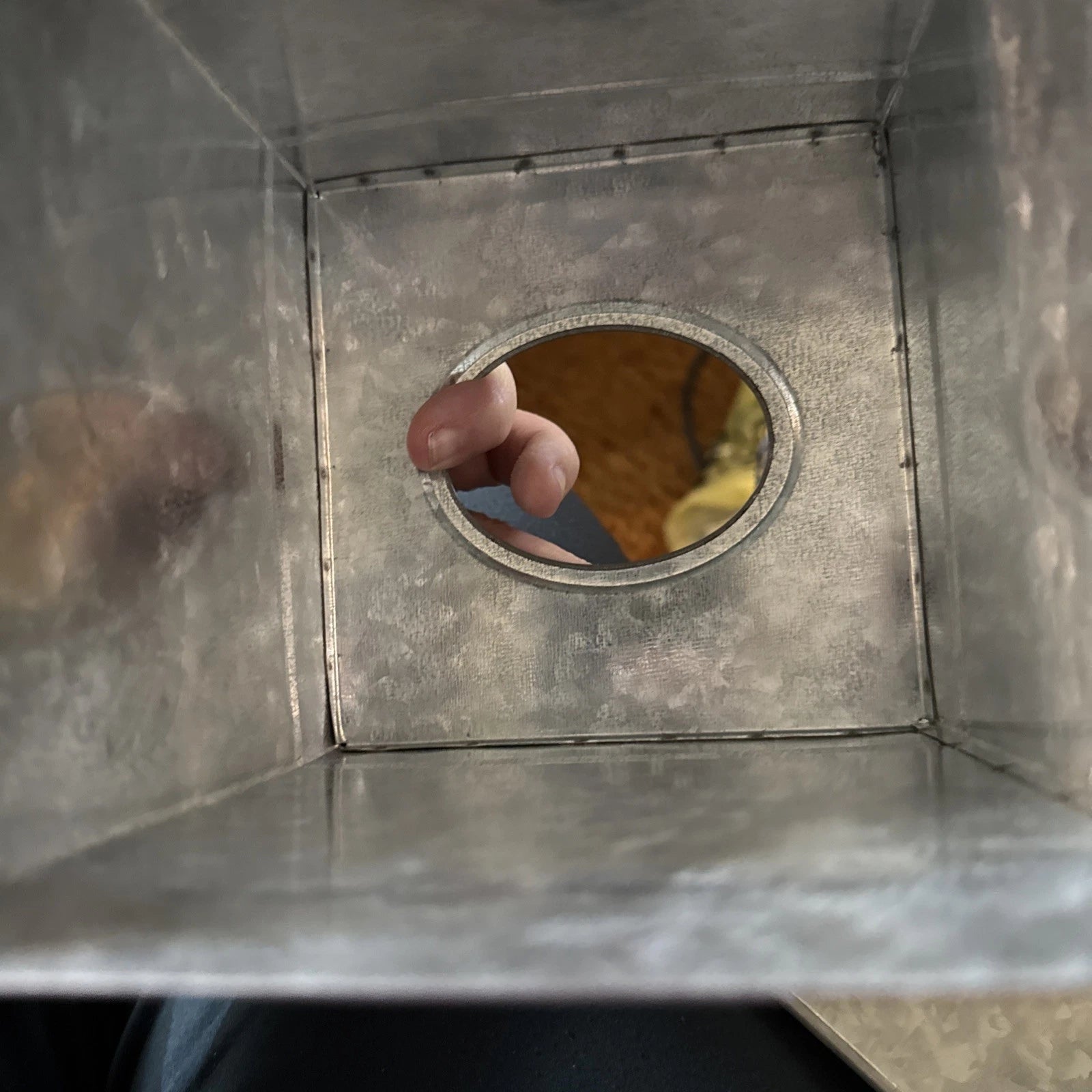 Tissue Box Cover Square Rustic Galvanized Metal Tissue Box Holder | eBay