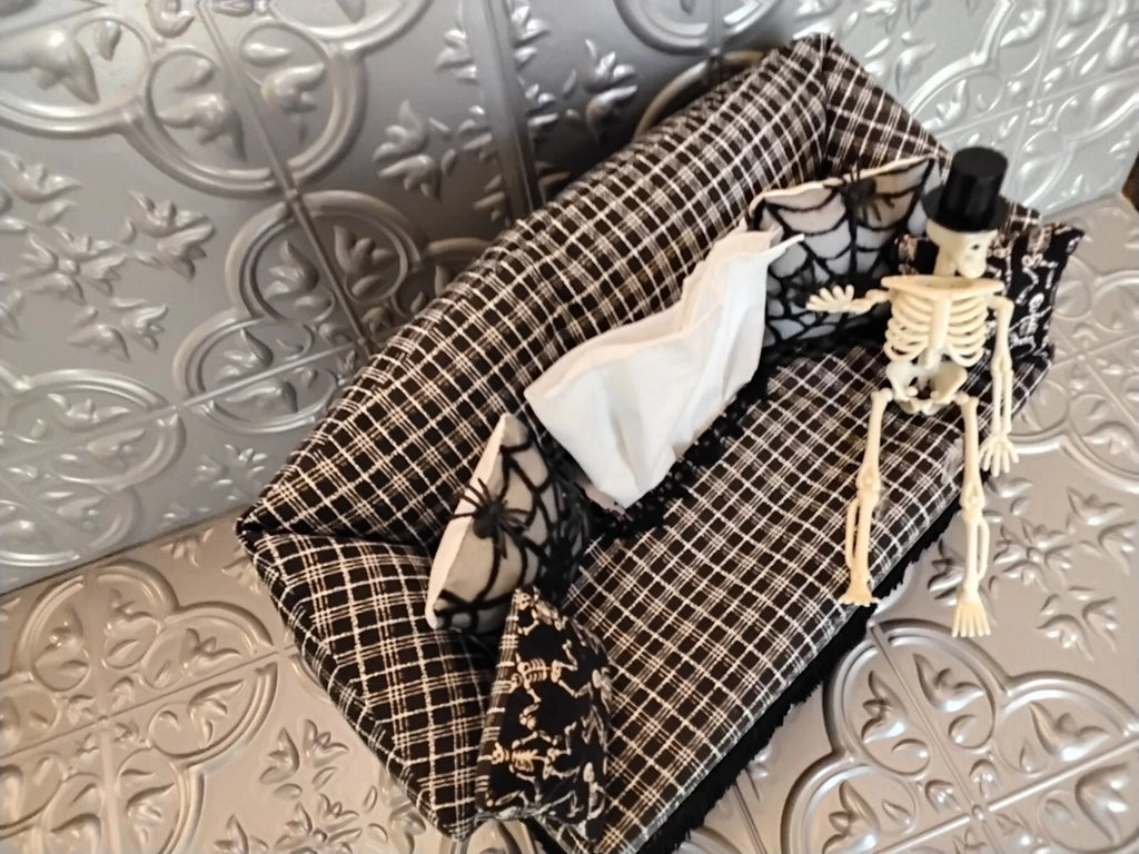 SKELTON Sofa Tissue Box Cover Free Tissues | eBay