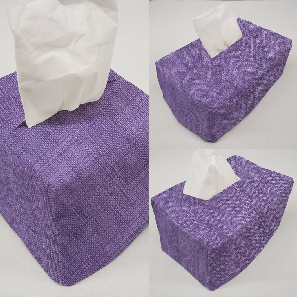 Faux Burlap Tissue Box Cover (8 Colors Available) | eBay
