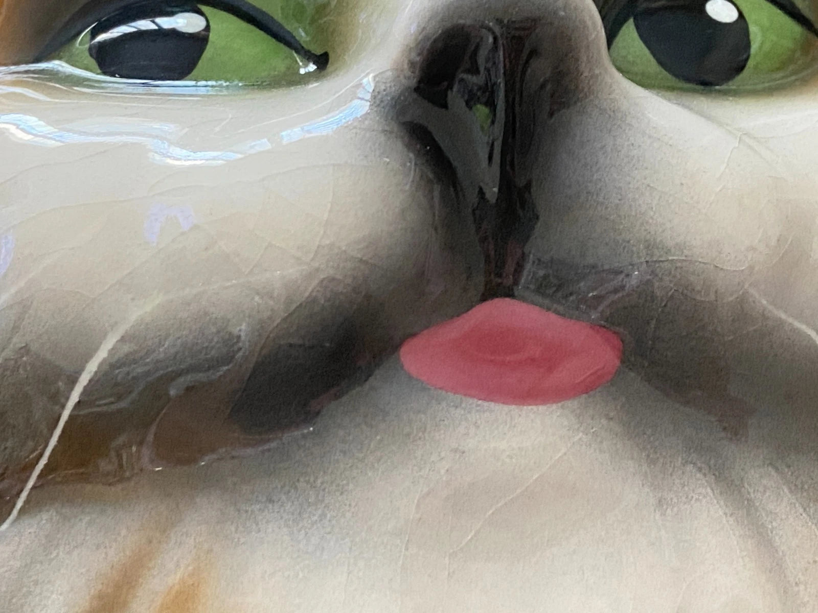 Vintage Cat Orange & White Calico Ceramic Square Tissue Box Cover ~ READ | eBay