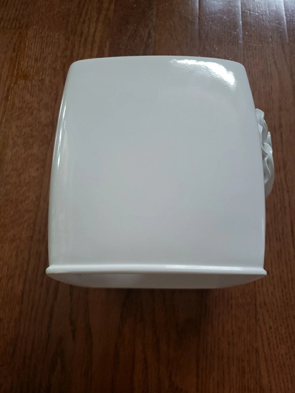 New Saturday Knight Keila Rose White Tissue Box Cover 6x5.5x5.5" Resin | eBay