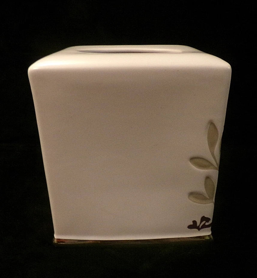 MODERN LOFT SATIN GLAZED CERAMIC/PORCELAIN TISSUE BOX COVER | eBay