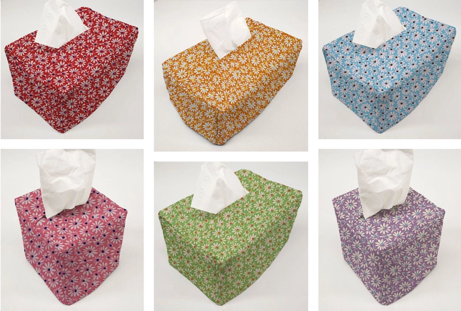 Crazy for Daisies Tissue Box Cover | eBay