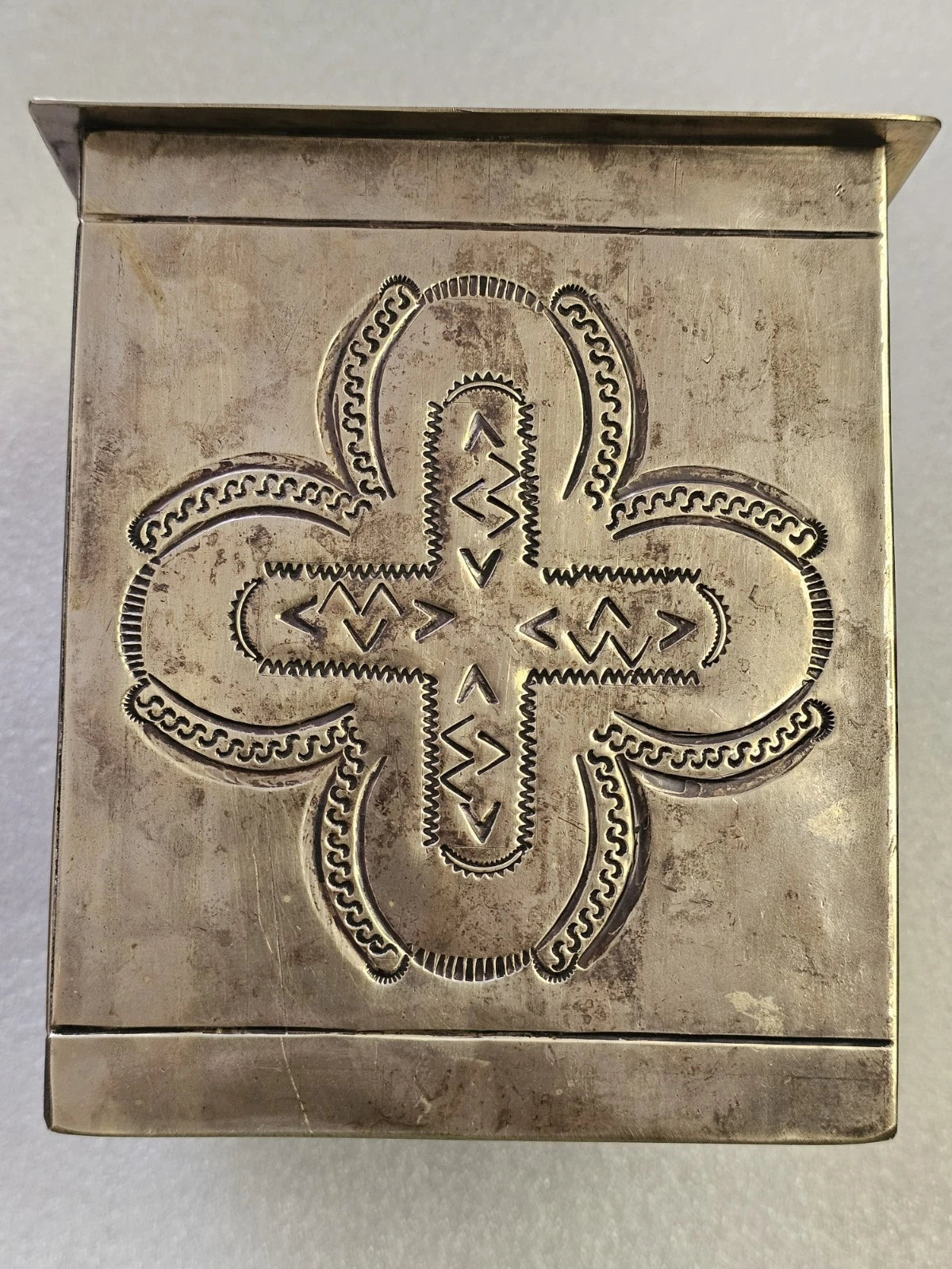 J Alexander Rustic Silver Tissue Box Cover | eBay