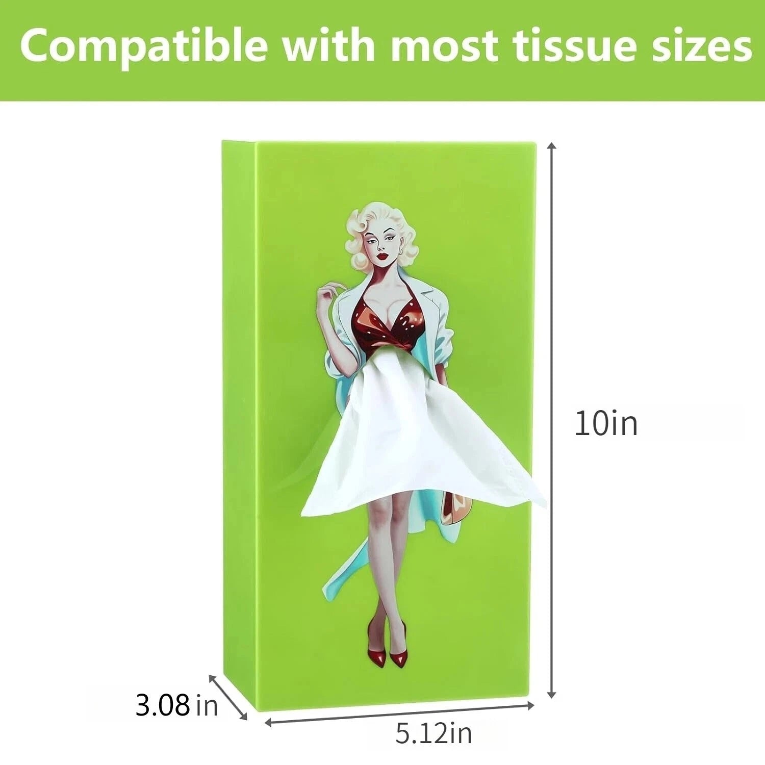 Women's Skirt Creative Tissue Boxes Holder Vintage Cover Up Dress Design Facial | eBay