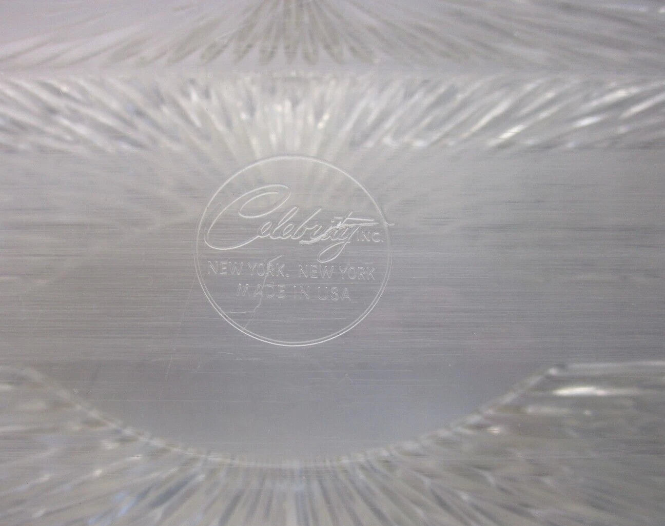 Vintage 60s Celebrity Tissue Box Holder Starburst Acrylic Lucite Plastic | eBay