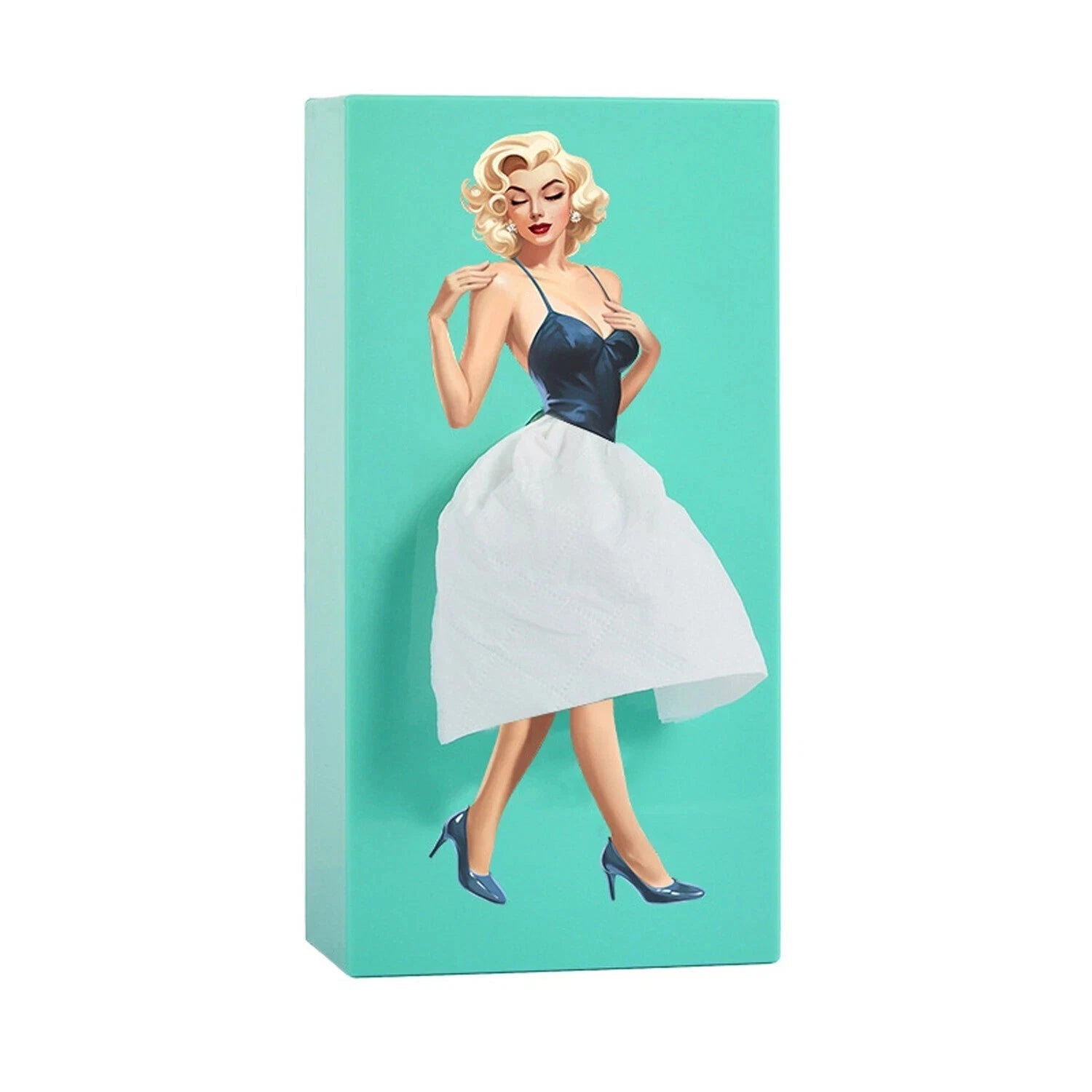 Women's Skirt Creative Tissue Boxes Holder Vintage Cover Up Dress Design Facial | eBay