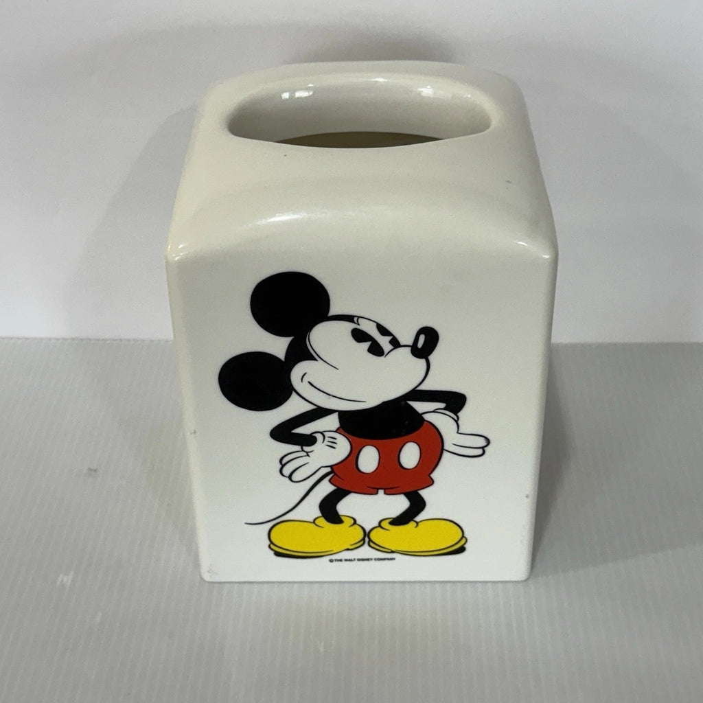 Vintage Walt Disney Classic Mickey Mouse Tissue Box Cover Holder Square Plastic | eBay