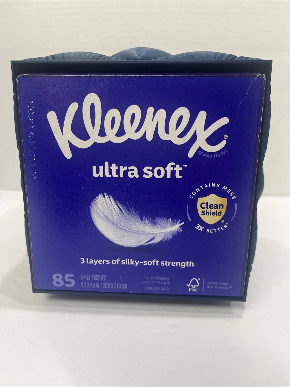 Tissue Box cover Holder Case Square Hard - Dark Blue + Tissue | eBay