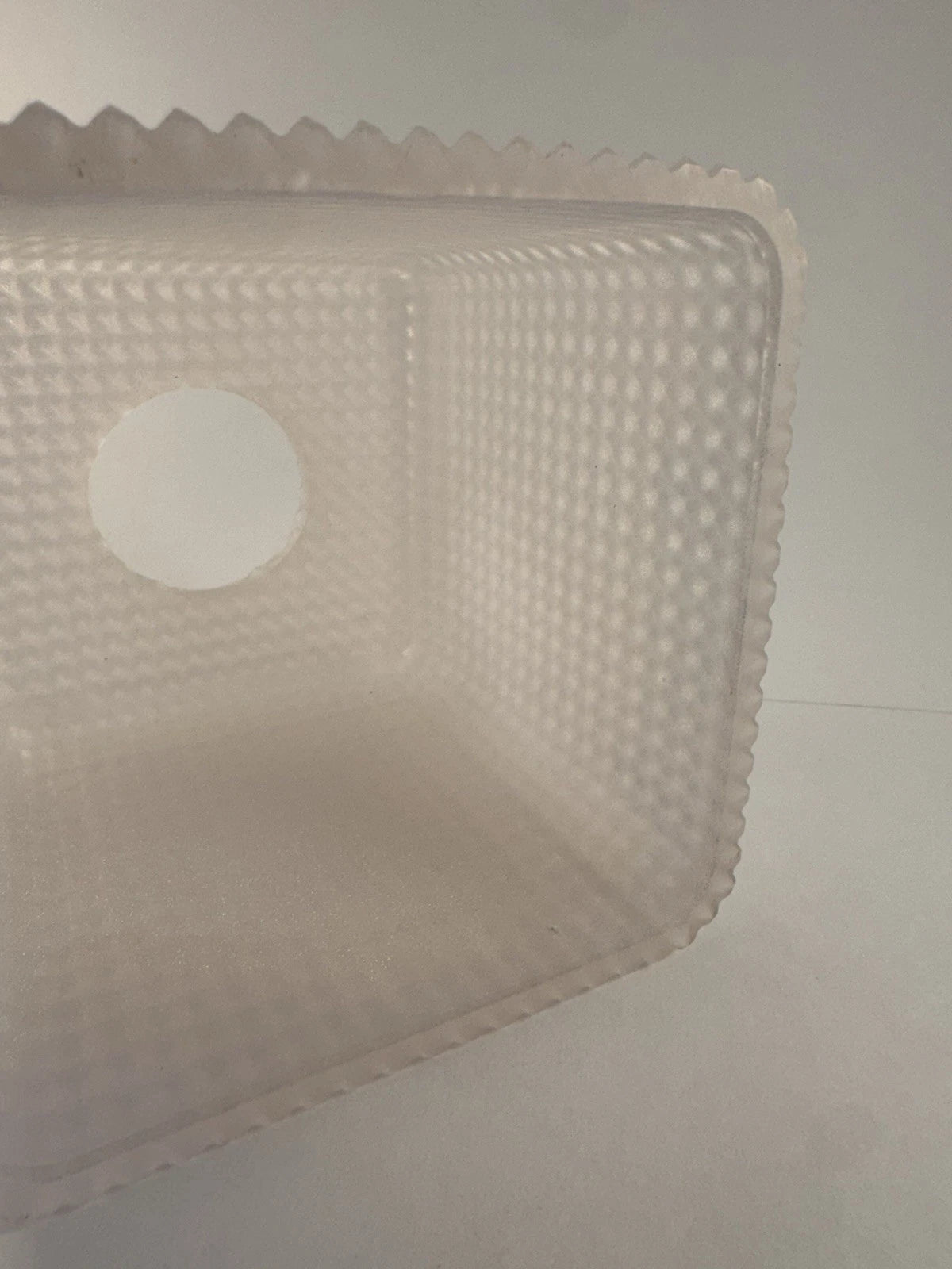Mike Ally Iridescent Clear/White Quill Diamond Tissue Box Cover Holder | eBay