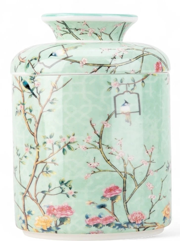 Porcelain Blue Tree of Life Floral Birds Tissue Box Holder-5'' x 7''H | eBay