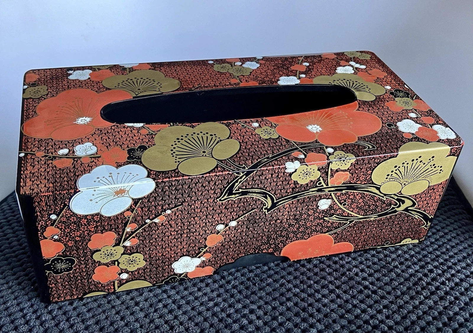 Made in Japan Asian Floral Vintage Tissue Kleenex Plastic Cover Box | eBay