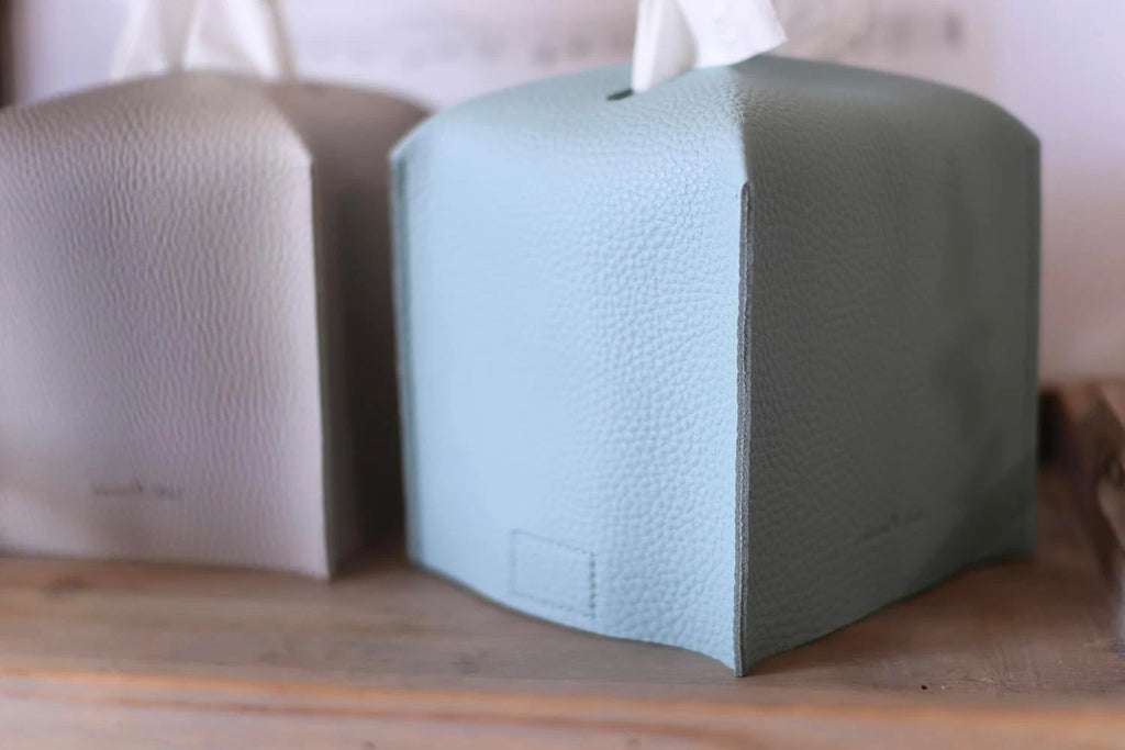 Tissue Box Cover Holder, Square with Bottom Belt by - PU Leather Decorative | eBay