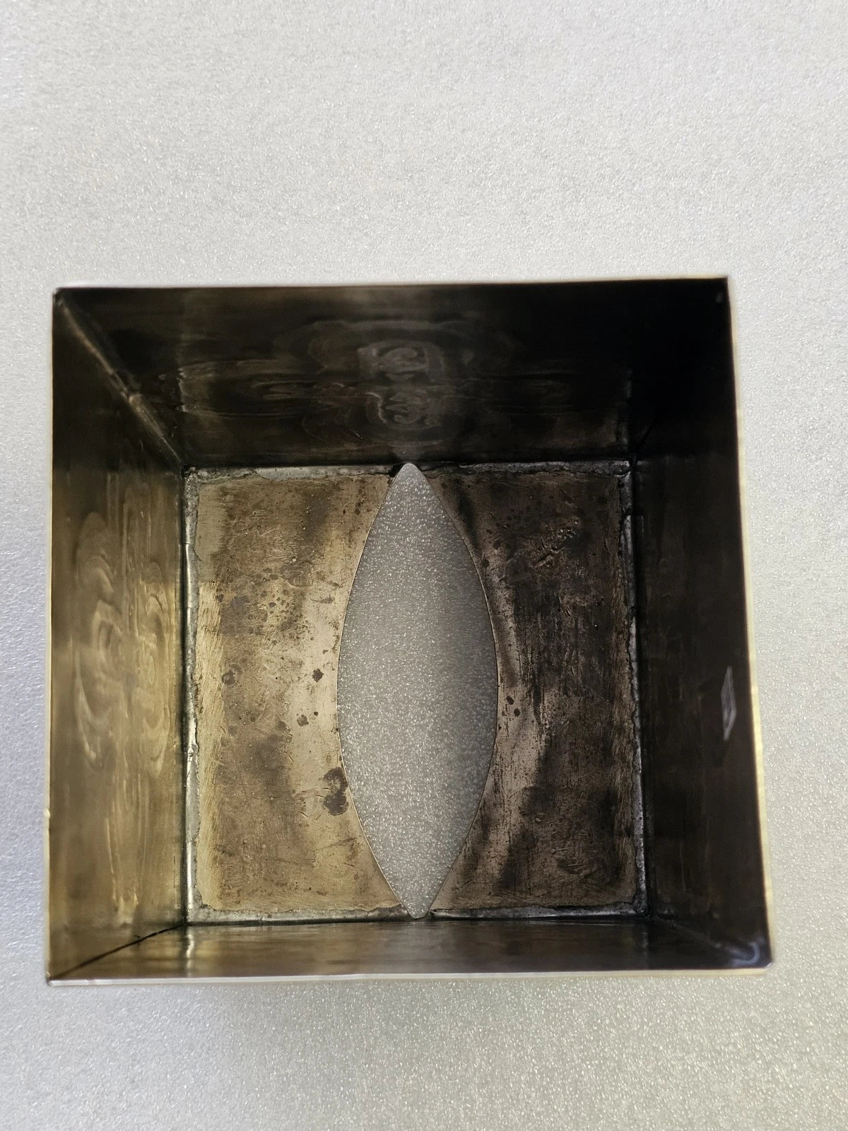 J Alexander Rustic Silver Tissue Box Cover | eBay