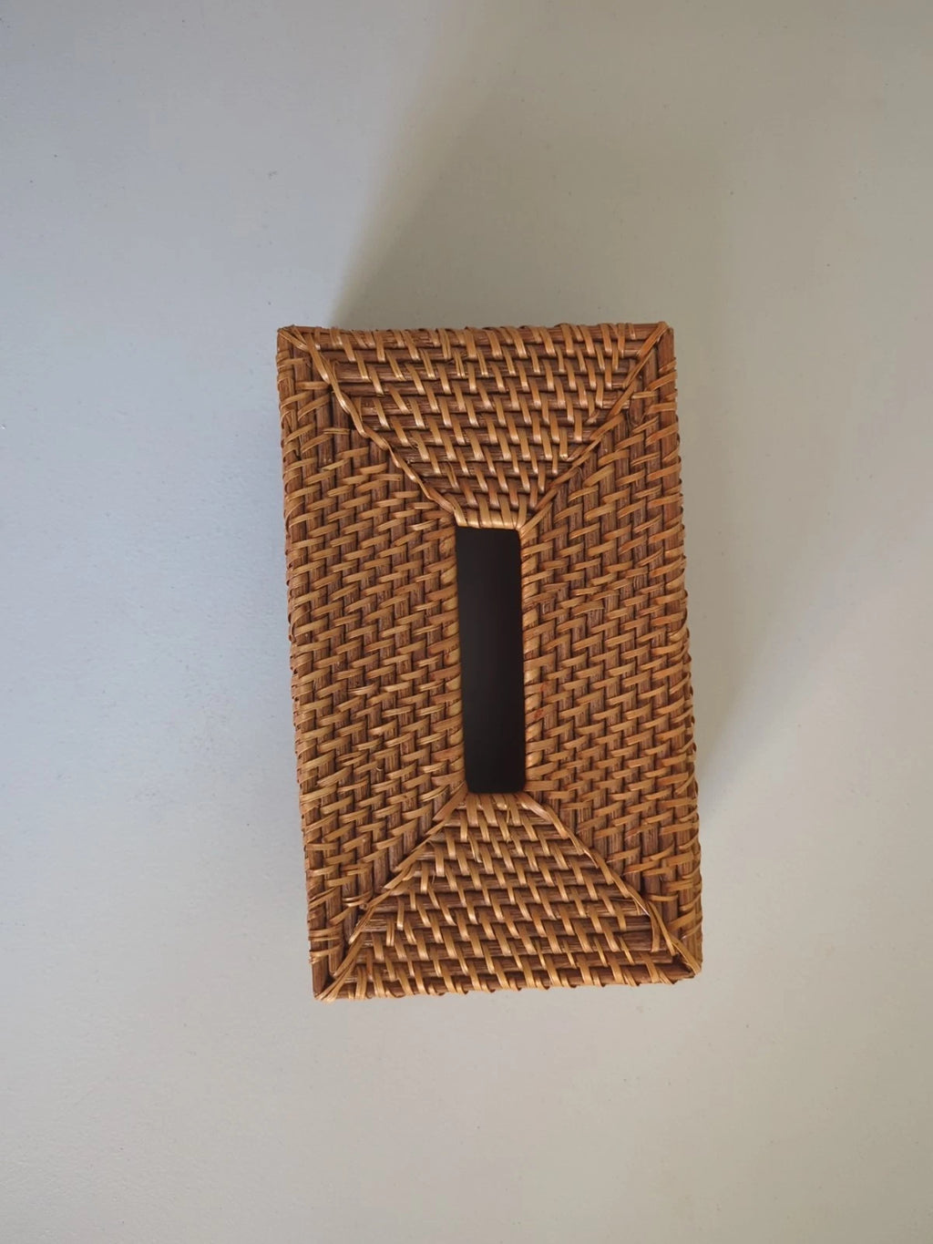 Unique Vtg Rattan Wood Tissue Box Cover Holder Classic Coastal | eBay