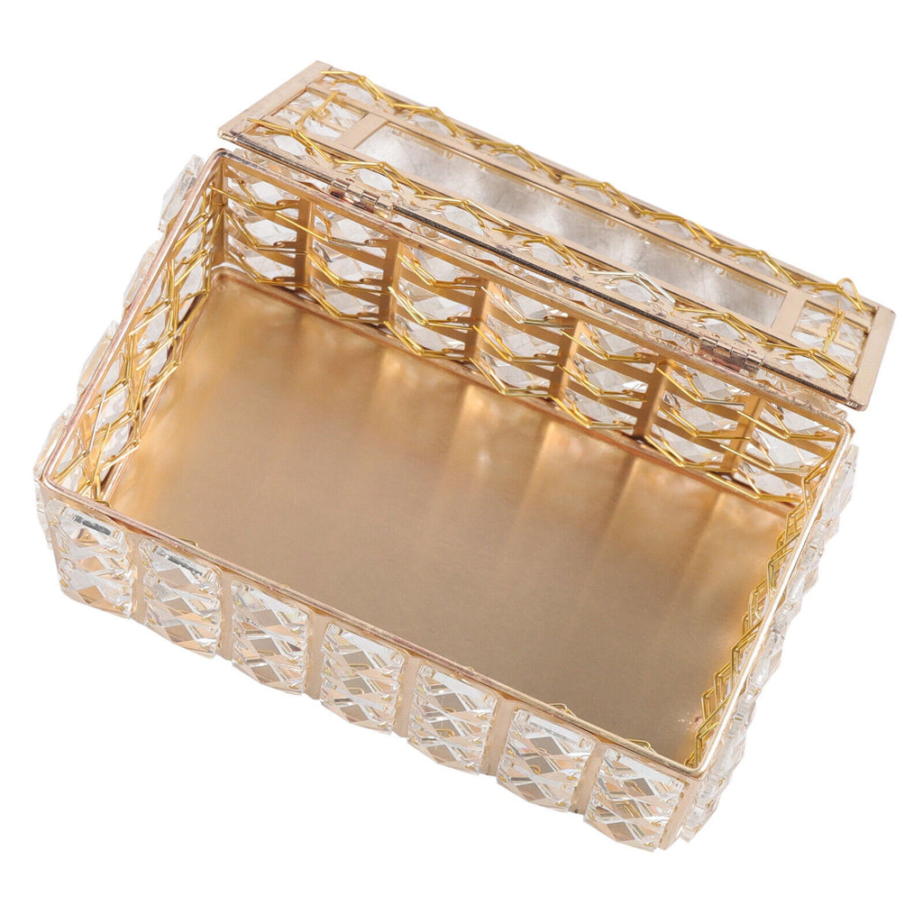 Rhinestone Rectangular Crystal Tissue Box Napkin Case Paper Tissue Holder Box US | eBay