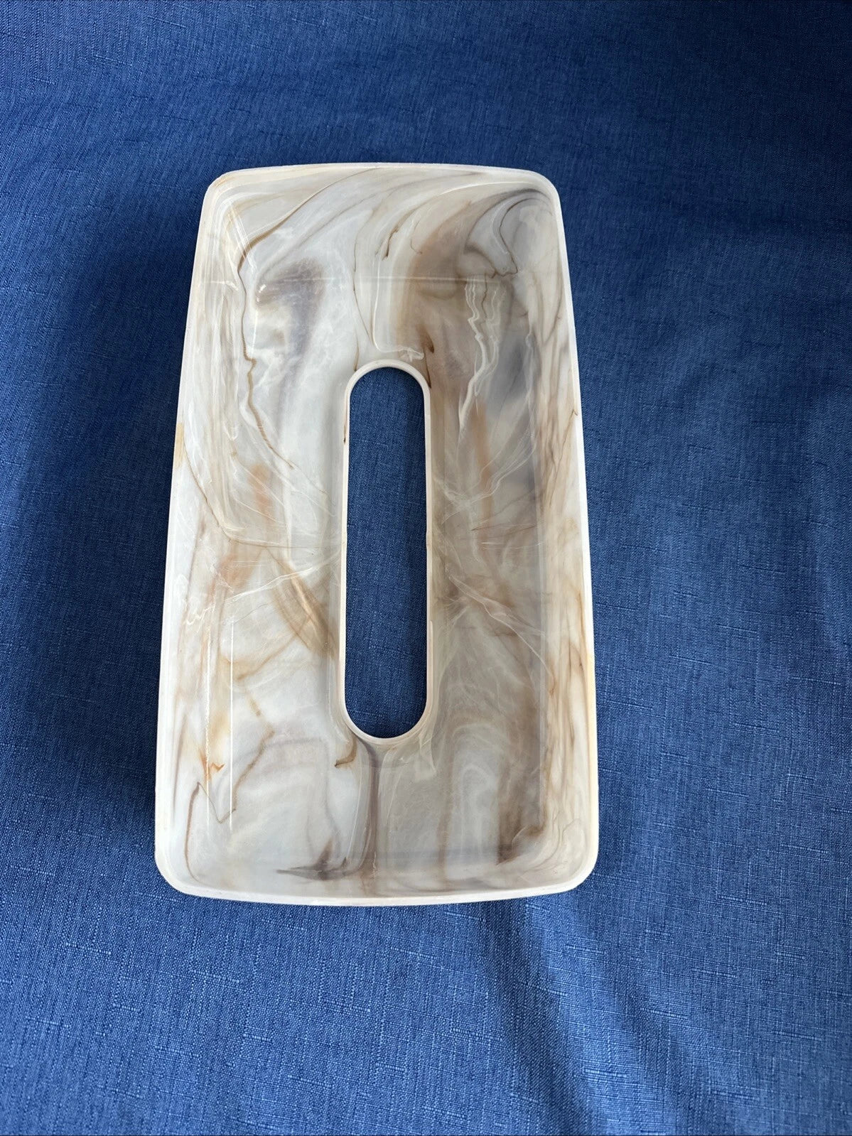 Vintage Marble Look Tissue Box Cover Retro MCM | eBay